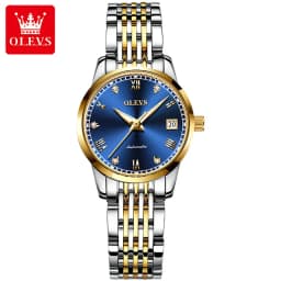 100% Original OLEVS Automatic Mechanical Couple Wrist Watches for Men and Women Waterproof Watches His or Hers Lover's Watch Set