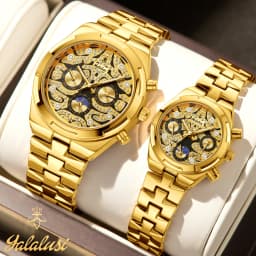 YaLaLuSi Unisex Waterproof Quartz Watches: Luxury Couple Watches, Fashionable Bracelet Watches, Gift Ideas Reloj Mujer