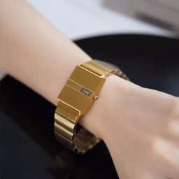 Square Niche Couple Watches Silver Stainless Steel Bracelet New-style Trendy Men Timepiece Fashionable Gift Unisex Quartz Watche