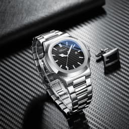 Fashion Couple Watches Men and Women Business Luxury Stainless Steel Quartz Wristwatch Waterproof Luminous Couple Watch Pair Set