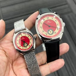 Arabische Uhren Arabic Gorman Watch For Lover 2026 Couple Watch Japan Quartz Stainless Steel Case Leather Strap