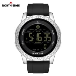 NORTH EDGE APOLLO Luxury Men Women Digital Watch Waterproof 50M Sports Watches Dual Time Pedometer Alarm Clock Couple's Watches