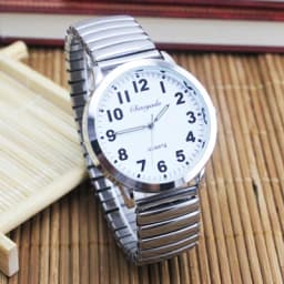 2025 Old Men Women Couples Watches Flexible Elastic Strap Fashion Simple Large Digital Stainless Steel Electronic Wristwatches