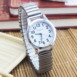 2025 Old Men Women Couples Watches Flexible Elastic Strap Fashion Simple Large Digital Stainless Steel Electronic Wristwatches