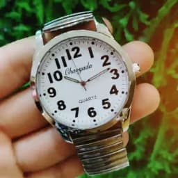 2025 Old Men Women Couples Watches Flexible Elastic Strap Fashion Simple Large Digital Stainless Steel Electronic Wristwatches
