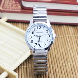 2025 Old Men Women Couples Watches Flexible Elastic Strap Fashion Simple Large Digital Stainless Steel Electronic Wristwatches