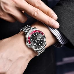 LIGE New Luxury Couple Watches Quartz Watches 30M Waterproof Fashion Stainless Steel Watch Valentine Gift Love Watch +Box