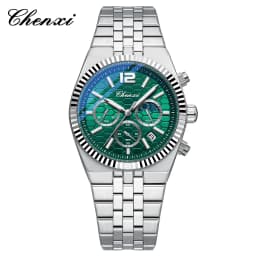 CHENXI Original Men Quartz Watch Waterproof Business Chronograph Man Wristwatch Luminous Fashion Steel Strap Watch for Men