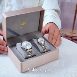 OLEVS 2906 Couple Watch Original Roman Scale Diamond Dial Luxury Quartz Watch For Men Women Rhombus Strap Waterproof Hand Clock