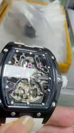 Mechanical Watch 2026 Luminous Transparent Steel Case Tourbillon Automatic Luxury Skeleton Dial Wholesale Gorman Watch