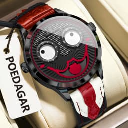 POEDAGAR Original Watch For Man Waterproof High Quality Fashion Male Watches Quartz Leather Casual Men's Wristwatch Reloj Hombre