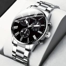 Men's Fashion Business watch, Simple casual quartz watch,  Daily and work accessories, holiday gifts