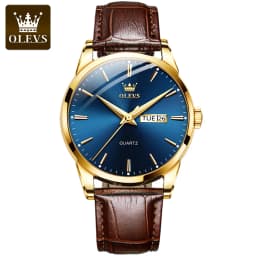 OLEVS 6898 Couple's Watches Luxury Original Fashion Brand Waterproof Luminous Quartz Wristwatch Calendar Design For Date Sport