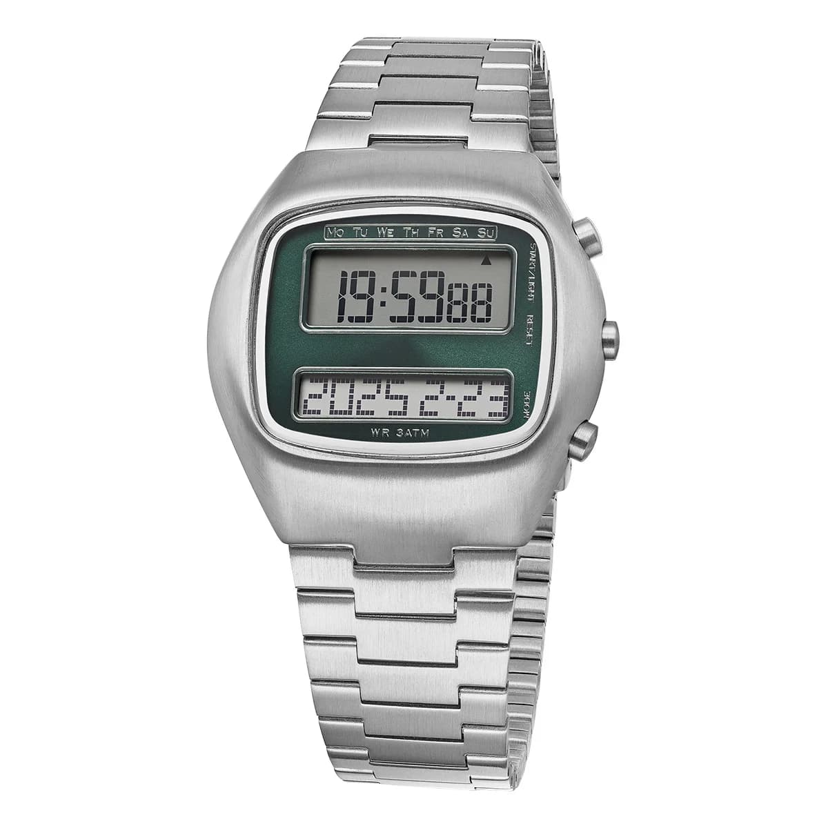 TV Design Style Luxury Alarm Timepiece Retro Display Digital Matching Lovers Gift Heuer Good with Maxell Battery Classic Watch