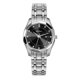 BERNY Watch for Women Blue Dial Ladies Wristwatch Waterproof Golden Stainless Steel Quartz Fashion Diamon Design Women's Watches