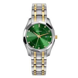 BERNY Watch for Women Blue Dial Ladies Wristwatch Waterproof Golden Stainless Steel Quartz Fashion Diamon Design Women's Watches