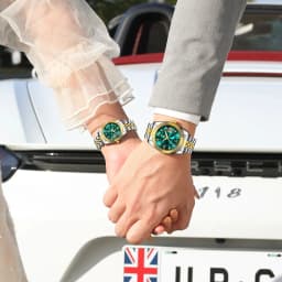 POEDAGAR Casual Couple's Watches Luminous Date Watches For Couple Quartz Stainless Steel Fashion Couple Watch Love Gift Set+Box