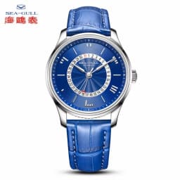 Seagull Watch Male Waterproof Steel Belt Mechanical Watch Business Casual Calendar Automatic Mechanical Watch 819.37.6038