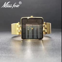 Fashion Couple Watches for Lovers Men Women Classic Simple Square Steel Mesh Strap Waterproof Quartz Wristwatches Drop Shipping
