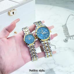 OLEVS 3666 Couple Watch Luxury Brand Quartz Watch Waterproof Watch Lover Gift Night Light Classic Date Week Clock His Her Watch