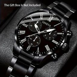 2pcs Luxury Men's Quartz Watch Set, Business & Casual Wear - Ideal Gift for Back To School, Christmas, Birthdays