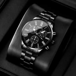 2pcs Luxury Men's Quartz Watch Set, Business & Casual Wear - Ideal Gift for Back To School, Christmas, Birthdays