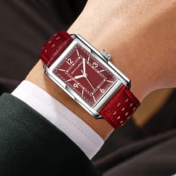 New Specht & Söhne Fashion Couple Watches VH31 Quartz Watches Casual Retro Clocks Sapphire Crystal Leather Strap Wristwatch