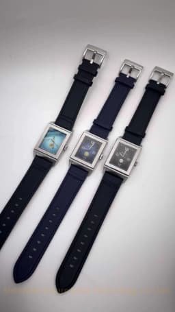 Reverso Style Flip Watch Quartz Wristwatch Vintage Square Genuine Leather Strap Unisex Gift Reverse Flip Watches Gorman 9200