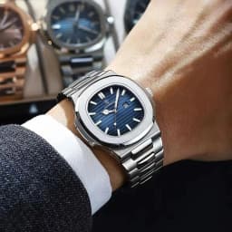 POEDAGAR Casual Couple Watch Waterproof Luminous Date Stainless Steel Love Wristwatch Square Quartz Watches for Boyfriend Reloj