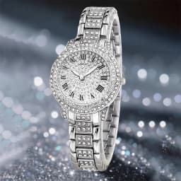 5pcs Luxury Women's Quartz Watch and Jewelry Set Quartz Movement, Elegant Women's Watch for Women, Holiday Gifts for Women