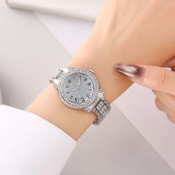 5pcs Luxury Women's Quartz Watch and Jewelry Set Quartz Movement, Elegant Women's Watch for Women, Holiday Gifts for Women