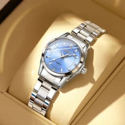CHENXI 021B Couple's Watch Luxury Fashion Alloy Steel Quartz Watch For Ladies Casual Bracelet Waterproof Diamond Watches Gifts