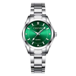 CHENXI 021B Couple's Watch Luxury Fashion Alloy Steel Quartz Watch For Ladies Casual Bracelet Waterproof Diamond Watches Gifts