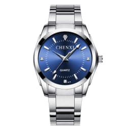 CHENXI 021B Couple's Watch Luxury Fashion Alloy Steel Quartz Watch For Ladies Casual Bracelet Waterproof Diamond Watches Gifts