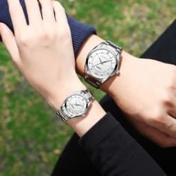 CHENXI 021B Couple's Watch Luxury Fashion Alloy Steel Quartz Watch For Ladies Casual Bracelet Waterproof Diamond Watches Gifts