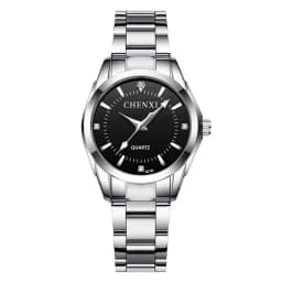 CHENXI 021B Couple's Watch Luxury Fashion Alloy Steel Quartz Watch For Ladies Casual Bracelet Waterproof Diamond Watches Gifts