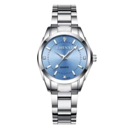 CHENXI 021B Couple's Watch Luxury Fashion Alloy Steel Quartz Watch For Ladies Casual Bracelet Waterproof Diamond Watches Gifts