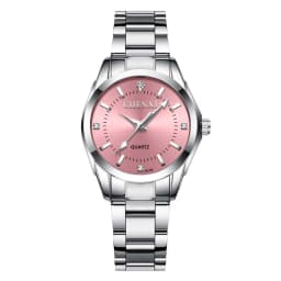 CHENXI 021B Couple's Watch Luxury Fashion Alloy Steel Quartz Watch For Ladies Casual Bracelet Waterproof Diamond Watches Gifts