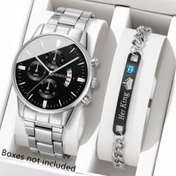 Fashion Men Stainless Steel Watch Luxury Calendar Quartz Wrist Watch Mens Business Watches for Man Clock Montre Homme