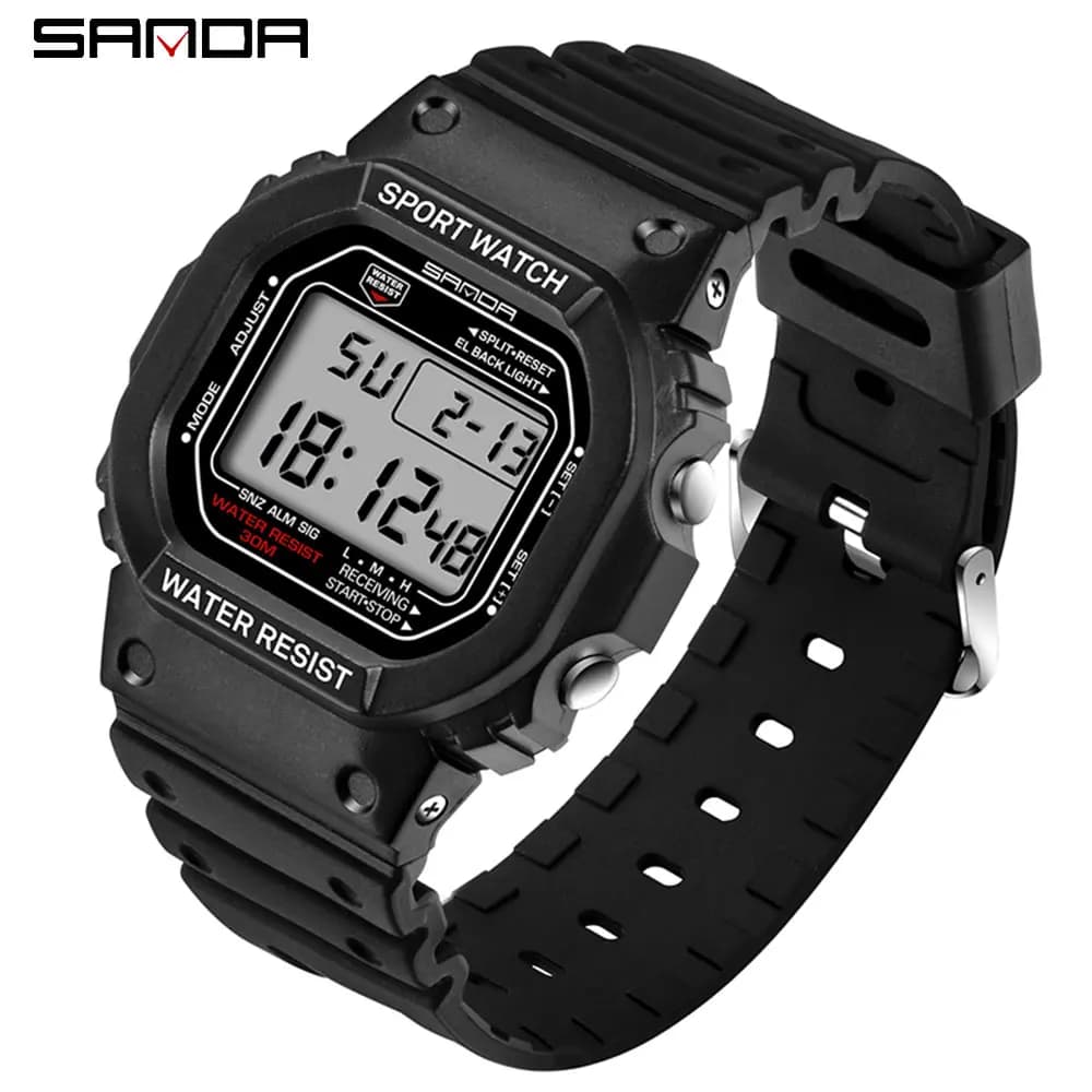 SANDA 329 G-Style Top Brand Digital Watch For Men Waterproof Watch LED Men's Sport Watch Men's Military Watches Reloj hombre
