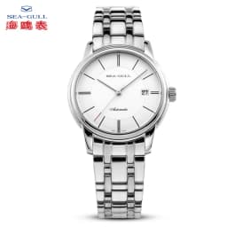 Seagull Classic Fashion Couple Watches Luxury Men Women Business Casual Leather Automatic Mechanical Watch Luxury Wristwatch 405