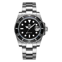 ADDIESDIVE Stainless Steel Watch Men's European and American Business Casual Quartz Watch 200M Waterproof Outdoor Analog Watches