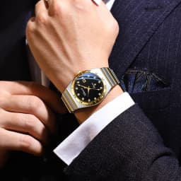 CHENXI Fashion Luxury Couple Quartz Watch Waterproof Glow Luminous Date Week Function Durable Comfortable Wristwatch for Lovers