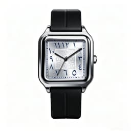 Sabr Arabic Numeral Watch 3ATM Waterproof Alloy Case Men's Quartz Wristwatch Silicone Strap Magnetic Buckle Women Business Watch