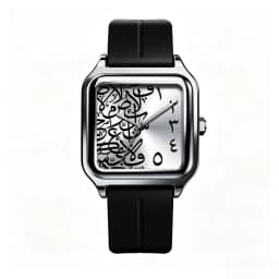 Sabr Arabic Numeral Watch 3ATM Waterproof Alloy Case Men's Quartz Wristwatch Silicone Strap Magnetic Buckle Women Business Watch