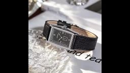 Couple Watch for Men Women Vintage Reloj Mujer Quartz Wristwatch Male Female Ladies Orologio Business Man Rectangle Shaped Clock