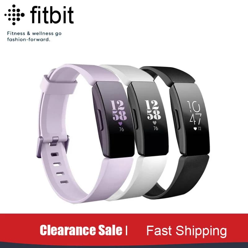 Fitbit Inspire HR Fitness Tracker Smart Watch Fitness Tracker Waterproof Heart Rate Track Sport Bracelet Health Bracelet