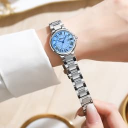 CHENXI 039 Couple Exquisite Watch Quartz Top Brand Luxury Fashion Stainless Steel Silver White Male and Female Couple Watch Gift