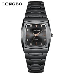 Watches For Couple Watch 2024 Luxury Square Gold Quartz Clock Stainless Steel Waterproof Lady Man's Wristwatch Business Watch