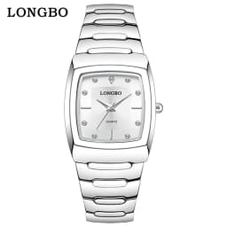 Watches For Couple Watch 2024 Luxury Square Gold Quartz Clock Stainless Steel Waterproof Lady Man's Wristwatch Business Watch
